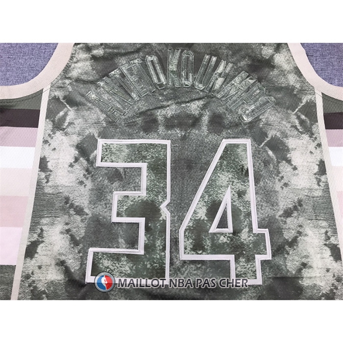 Maillot Milwaukee Bucks Giannis Antetokounmpo NO 34 Select Series 2023 Marron